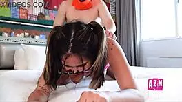 Barely Legal Pigtail Slut Intensely Pleasures Cock Until Cum ~ Kaia Martin AMWF