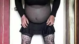 bisexual crossdresser loves playing with toys but a real cock would be better