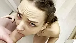 Shower Cock Suck with Happy Ending 😊