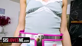 Chloe Sucks Tony's Cock, Masturbates And Gets Fucked To Finish On Her Face Teaching A Lesson