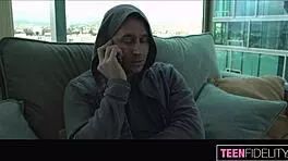 james cheats with maya's tight pussy on teenfidelity