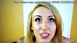 Petite blonde olyssia gets her wet pussy and ass deeply pounded