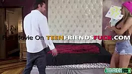 Maddy May, Christina Savoy, Ella Reese lick big tits and suck cocks