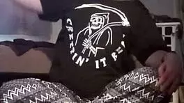 Huge ass babe rips clothes during workout for tit play and anal masturbation!