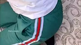 The college girl says, 'I lost the bet and got fucked in the courtyard'