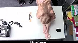 Blonde Step Mother-Daughter Duo Caught Shoplifting