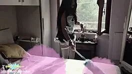 Hot latina maid performs kinky pov roleplay