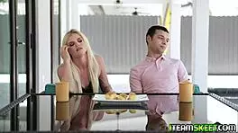 Nikki Sweet And Johnny Sneak Into Bathroom For Wild Fucking!