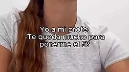 Handjob To The Teacher