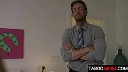 my stepdaughter's sweet tight pussy grips me hard