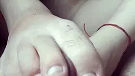 Footjob With Masturbation