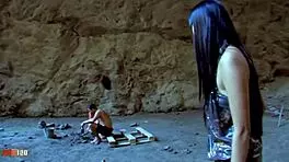 Natural Bigtits Asian Pornstar Sharon Lee Enjoys Rough Anal Sex In A Cave