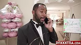 sexy teen 18+ bride fucks husbands black friends