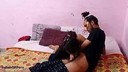 Skinny Indian Teen Loves Huge Cock in Tight Pussy