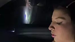 Gave a ride to the skinny brunette teen and fucked her pussy in the car