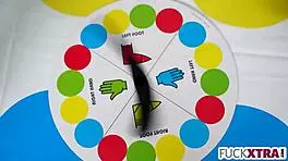 Teen Dlilah Dagger Debuts With Strip Twister And Hardcore Fucking