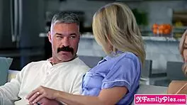 Insane Family Swap Foursome Fuck After Scary Movie Night!