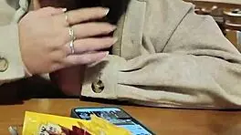 Teen Couple Shows Pierced Nipples In Restaurant!