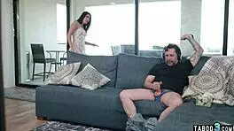 Perverted dude fucks big boobed teen stepniece roughly