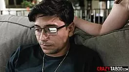 big cock guy fucks horny big tits teen leana lovings roughly