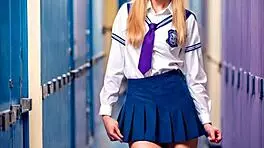 hey, want to see teen 18+ in cosplay school parody? watch this pmv porno musica trailer for sandys new album