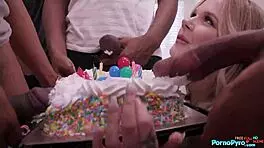 Teen Coco Lovelock Sucks Large Black Dicks For Her Birthday