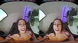 Sexy Brunette Wakes Up Horny And Wants You To Fuck Her In Virtual Reality