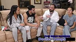 Dr. Tampa Probes Mia's Tight Latina Ass With Gloves!