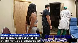 Dr. Tampa Probes Mia's Tight Latina Ass With Gloves!