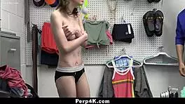 tristan summers interrogated for shoplifting in perp4k style