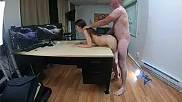 Britney Madison undergoes casting interview with hardcore sucking