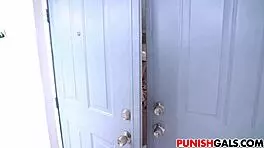 Petite makenna blue gets punished