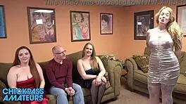 babz is fucking on an adult game show with victoria and ally