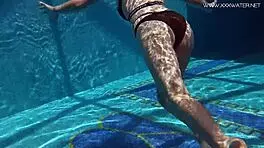 sheril blossom enjoys a hot russian underwater adventure