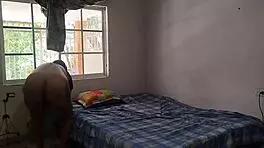 that latina bbw got so horny after her husband left her hanging, she fingers her tight pussy to a real orgasm