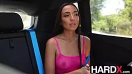 college cutie sasha tatcha tries anal for the first time on hardx 😏