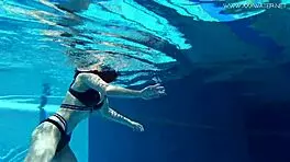 sheril blossom enjoys a hot russian underwater adventure