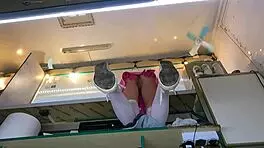 Boss Plays With Sexy Shop Assistant Pussy During Customer Talk