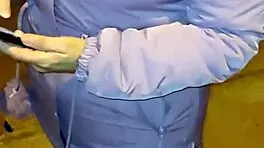 i'm that mature big-ass woman with red thong on street, flashing and talking dirty, feeling so wet