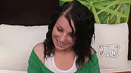 perky titties teen sucks cock