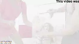 Natasha and Lykos dominate petite Chloe in wild orgy