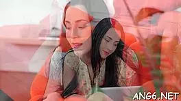 Does this babe delight you with her sensational one-eyed monster riding skills?