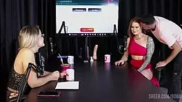 tati weg compilation in bora cast with bruna carlos on sheer red