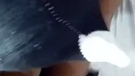 check out my cock being pumped and sucked by beautiful black teen!