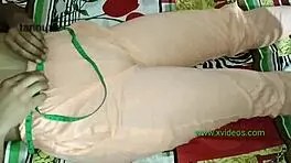 Ladies tailor fucks young Indian girl with big cock at home 😈