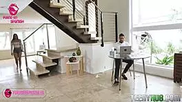 Sorprendo A Papa Con Un Poco De Crema