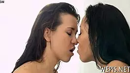 the legal age teen is pissing on the desk in the pov