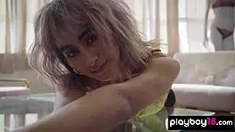 Hot Blonde Latina Babe Reveals Her Big Natural Boobs!