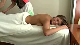 The masseur noticed the client's signals for his cock