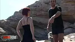 Skinny French Teen 18+ Mahylis Beach Adventure With Alex